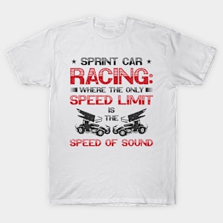 Sprint Car Dirt Track Racing T-Shirt